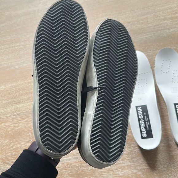 Golden Goose Super-Star Classic Black Size 38 Made in Italy NIB - Picture 9 of 11